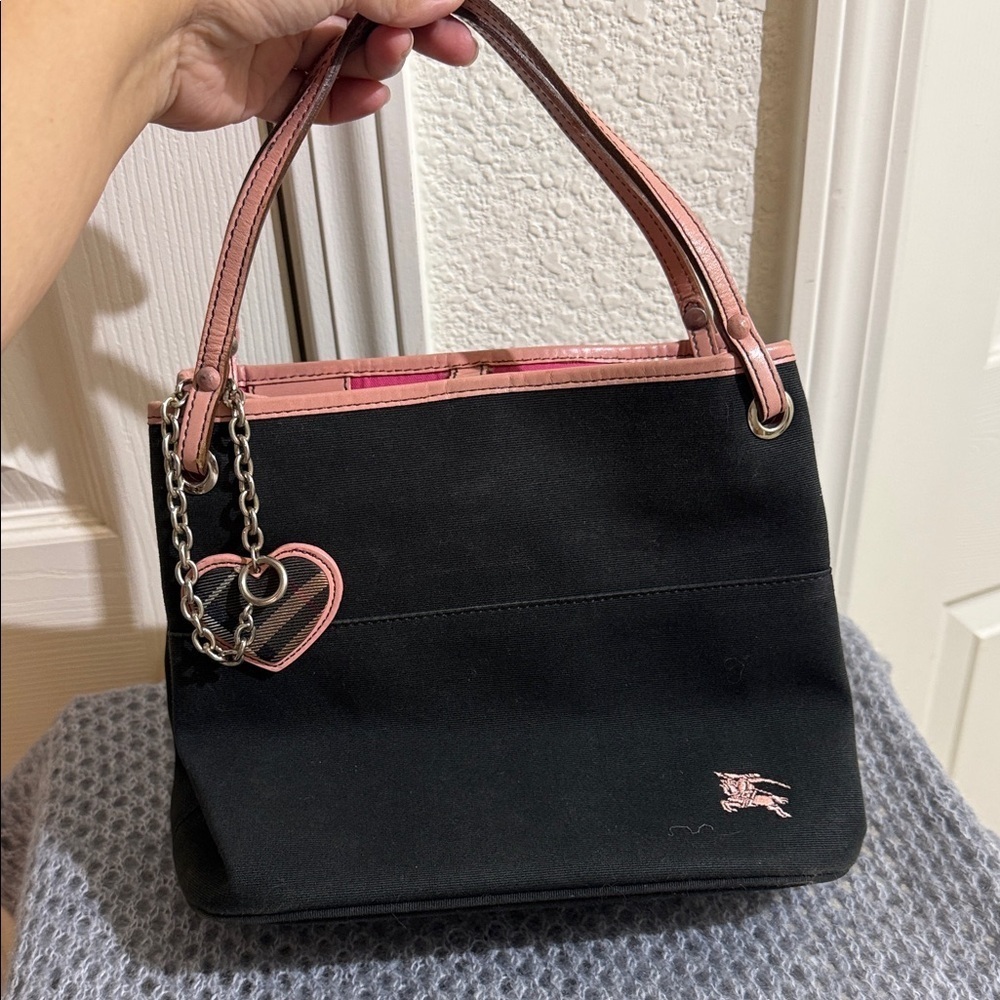 Black and Pink Handbag